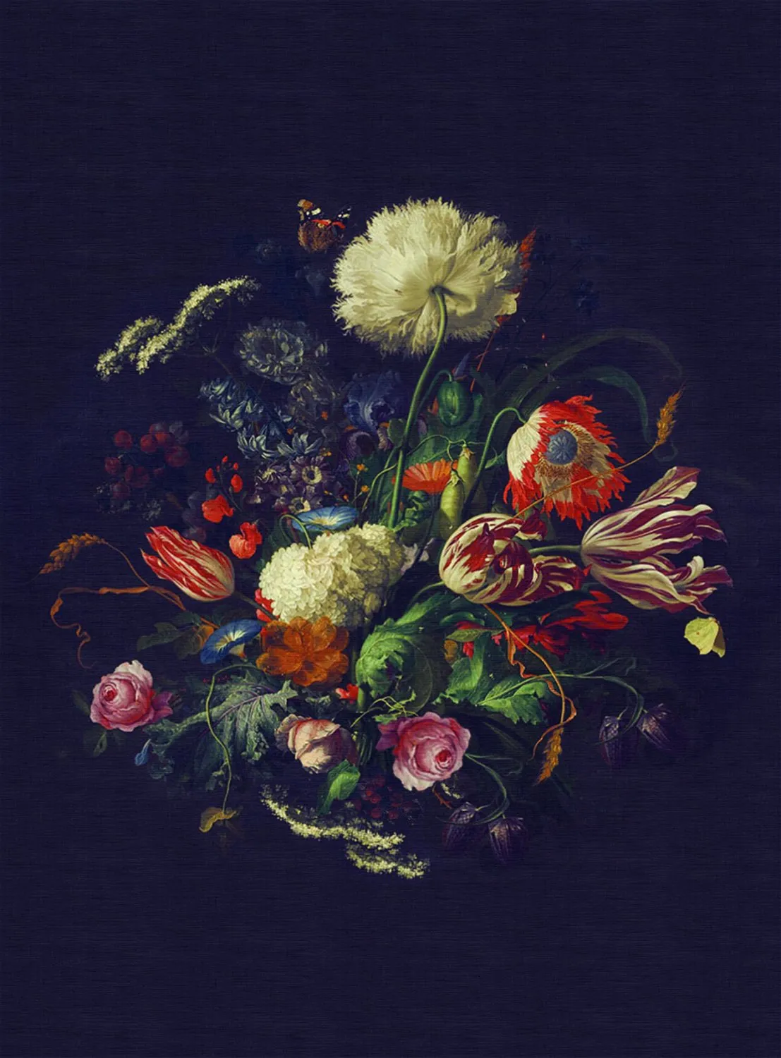 Tapete Wilton - Rich Flowers (multicolorido)