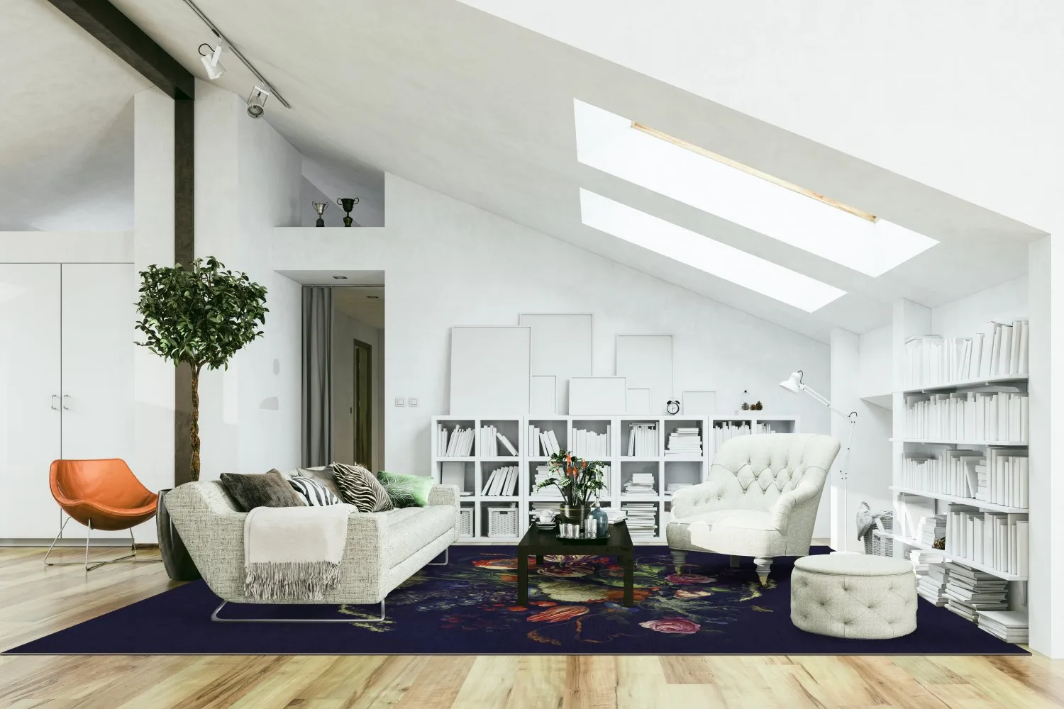 Tapete Wilton - Rich Flowers (multicolorido)