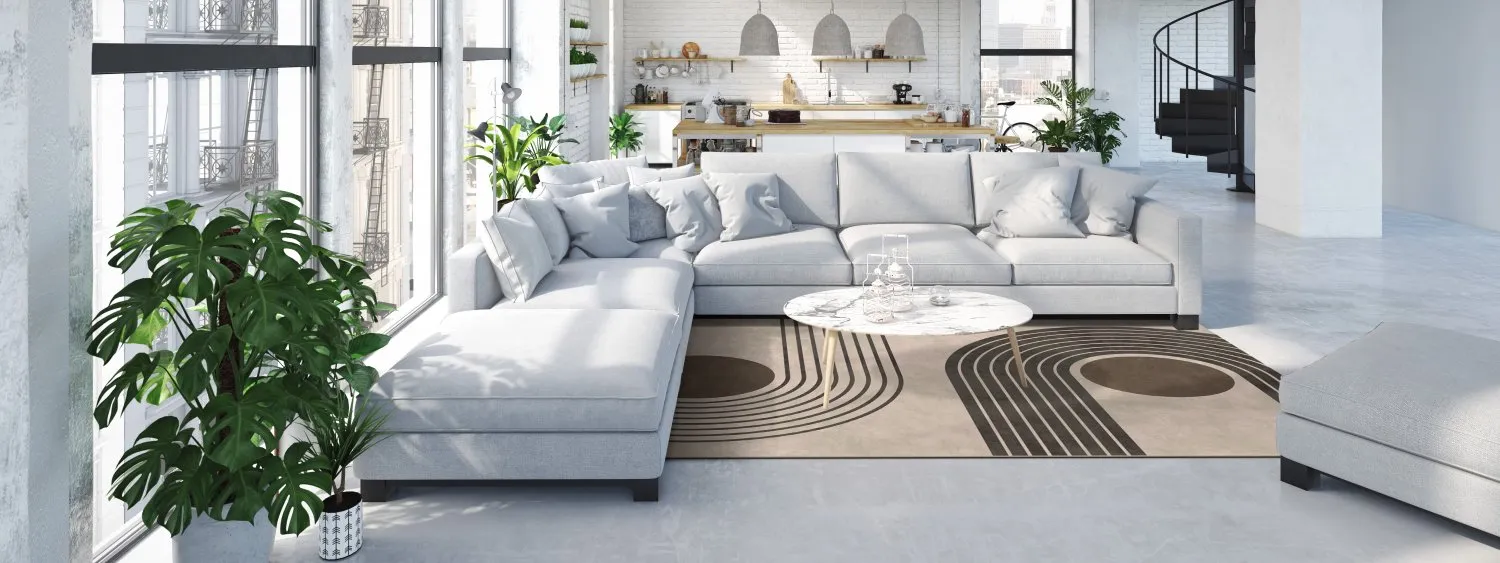 Tapete Wilton - Moudania (marrom/preto)