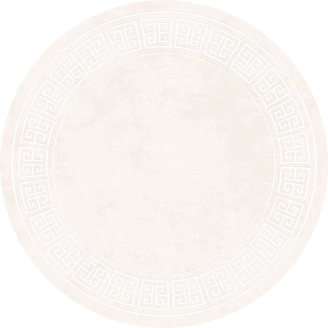 Tapete redondo - Kuba (bege)