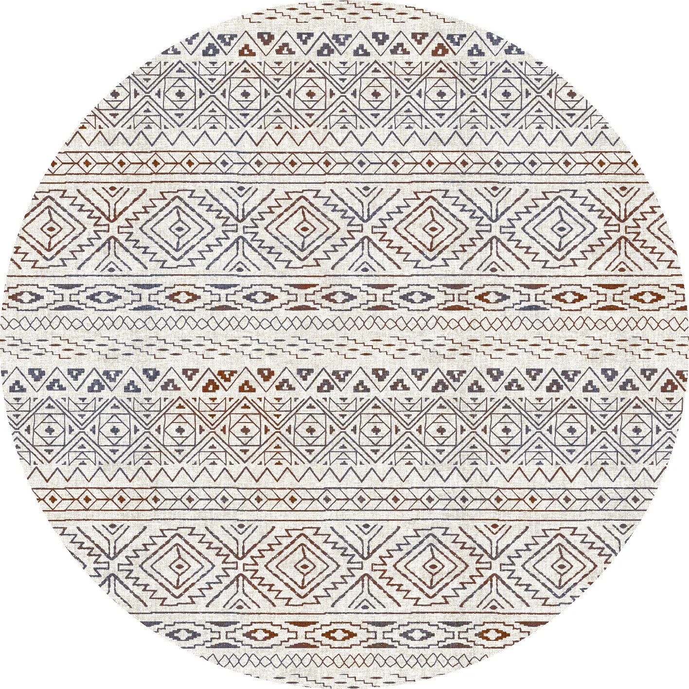 Tapete redondo - Goulette (multicolorido)