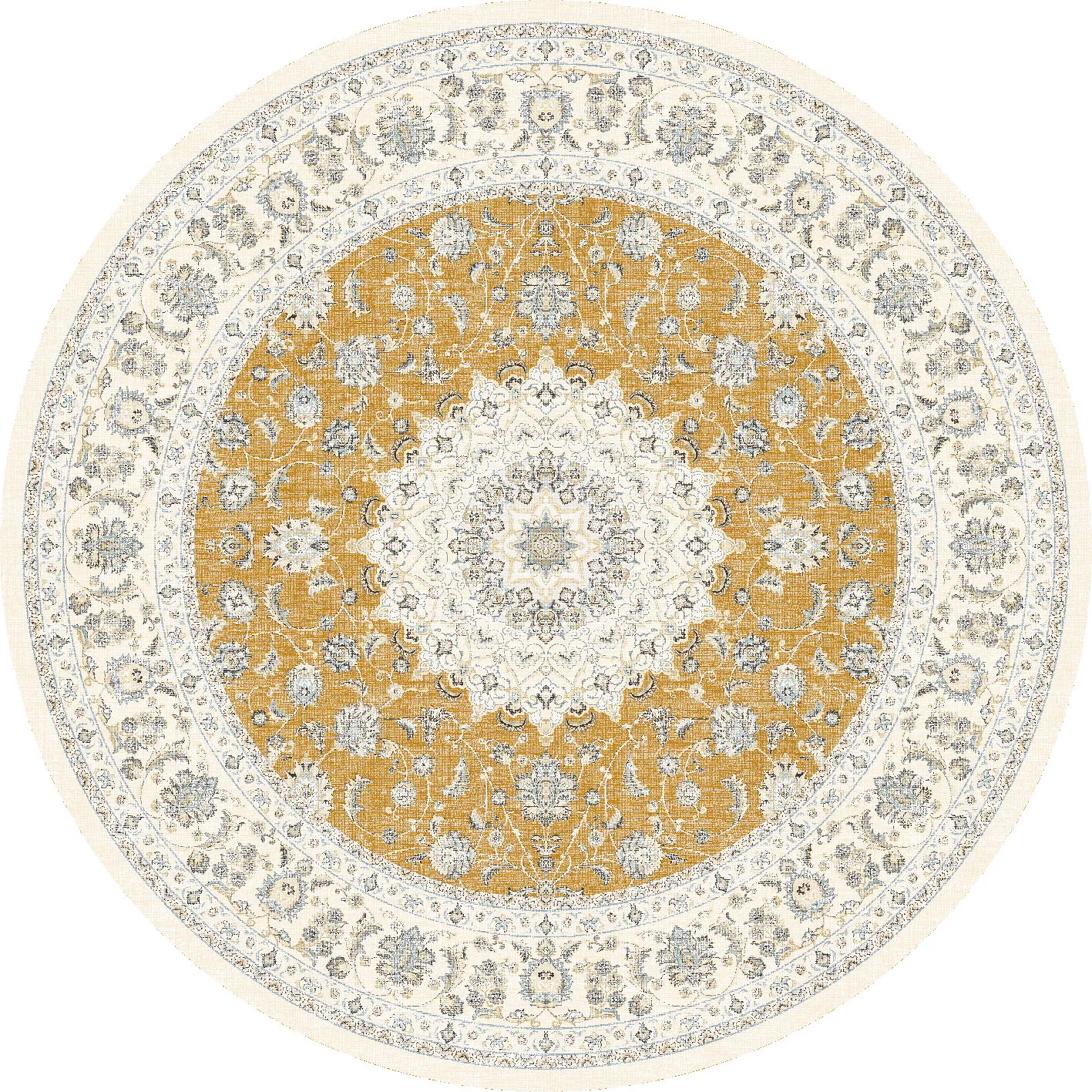 Tapete redondo - Arabella (ocre)