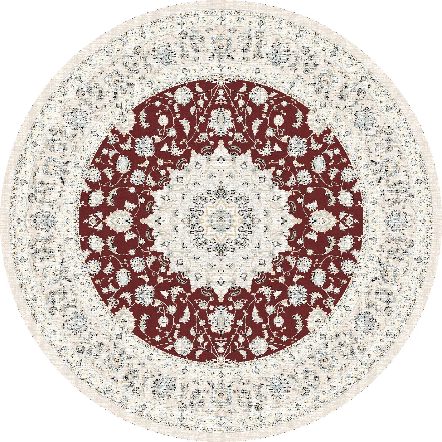 Tapete redondo - Arabella (bordô)