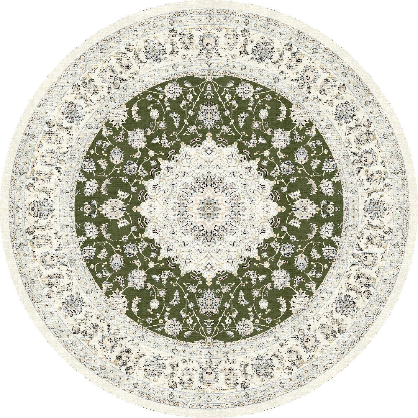Tapete redondo - Arabella (verde)