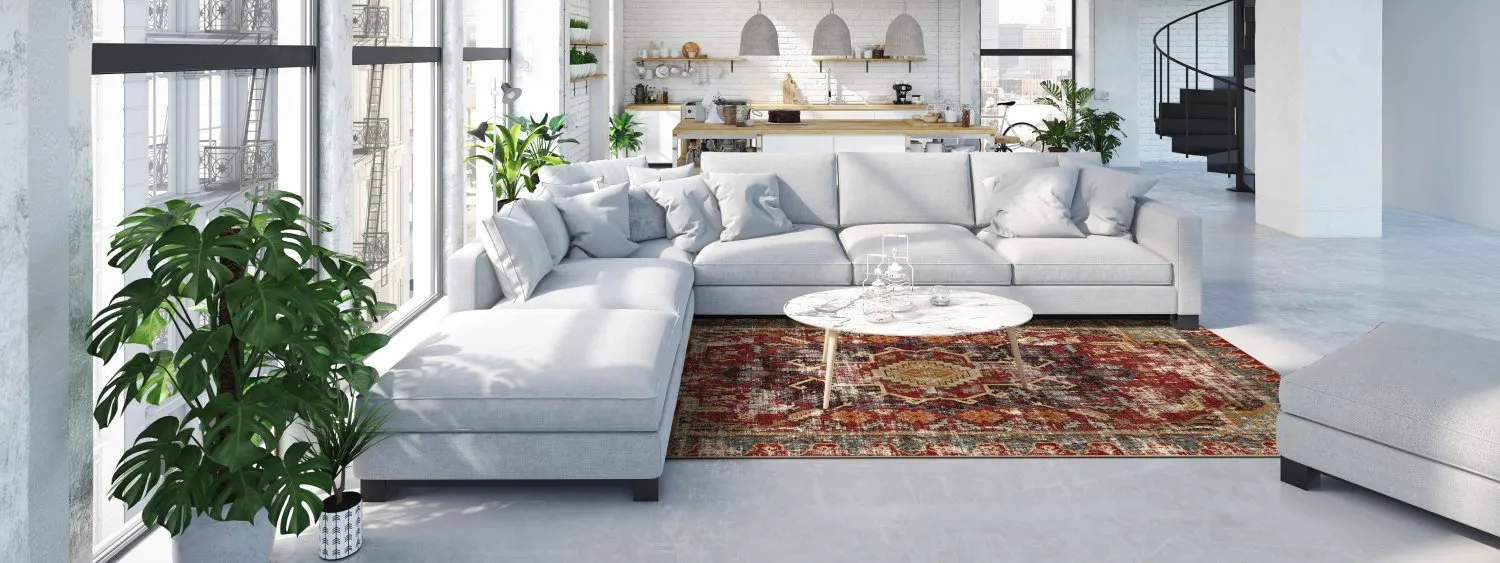 Tapete Wilton - Idri (vermelho/multicolorido)