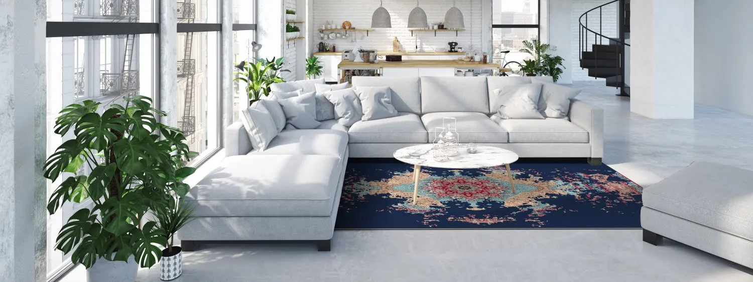 Tapete Wilton - Murzuk (azul)