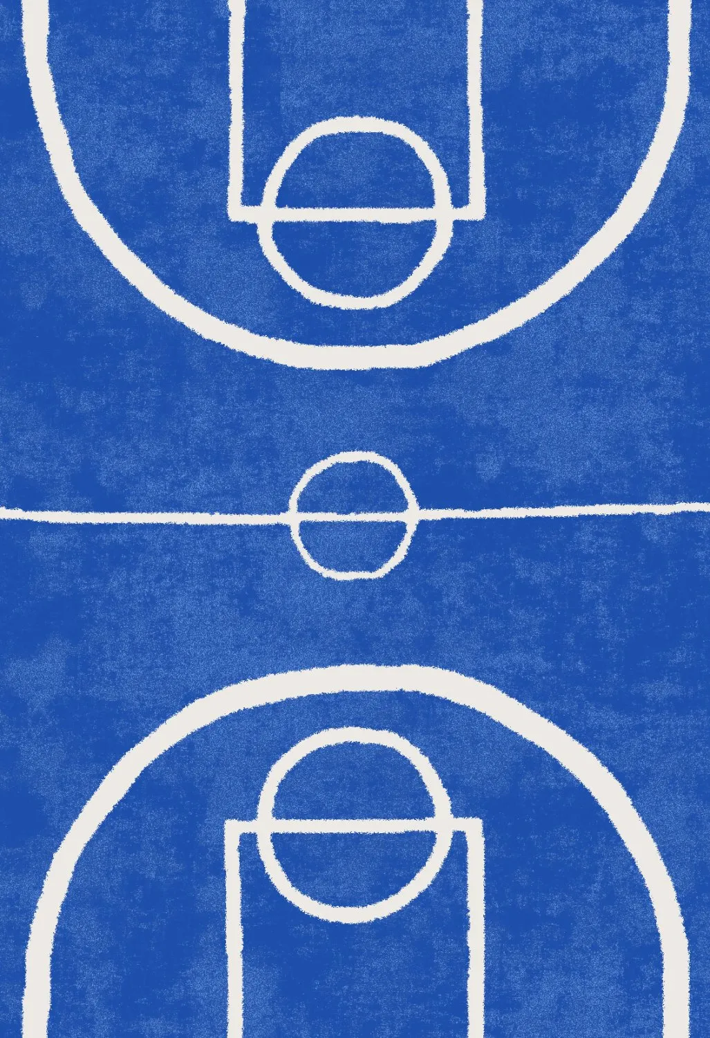 Tapete infantil - Basket (azul)