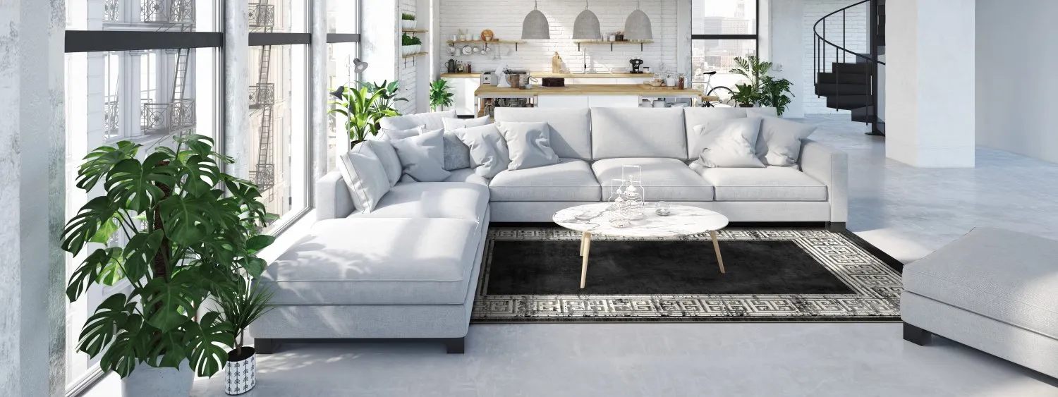 Tapete Wilton - Tilos (preto/branco)