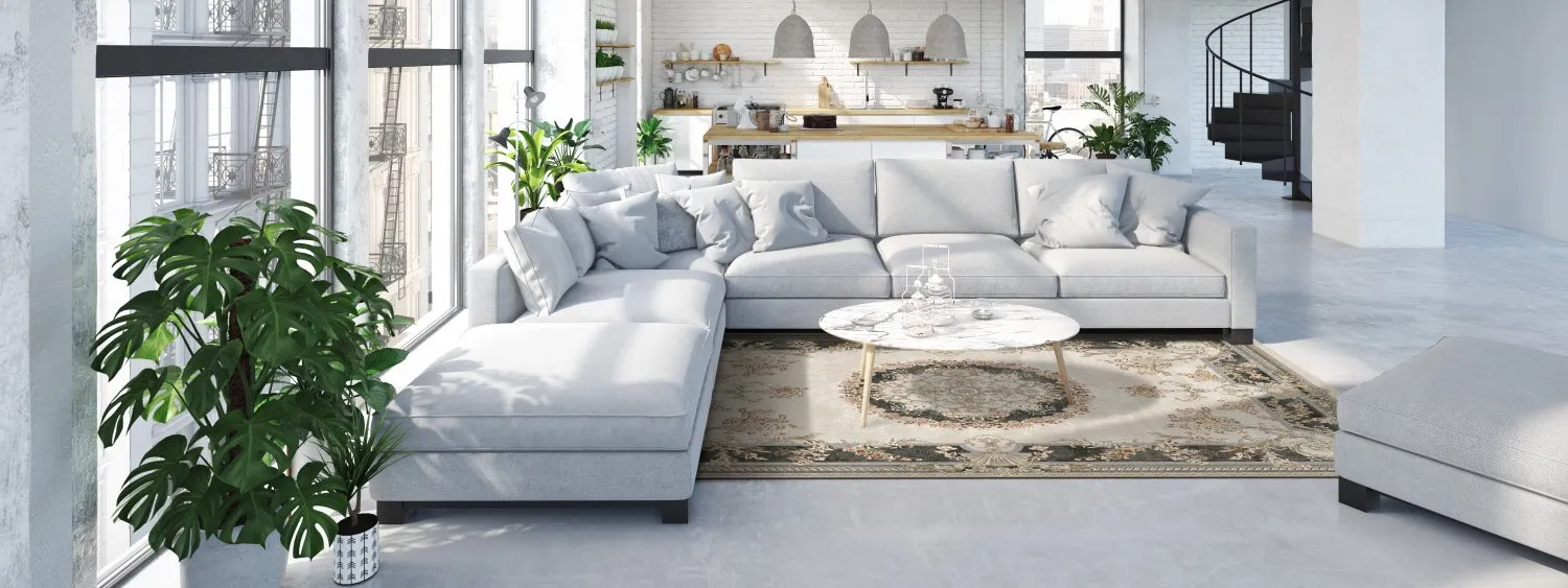 Tapete Wilton - Marand (cinza/bege)