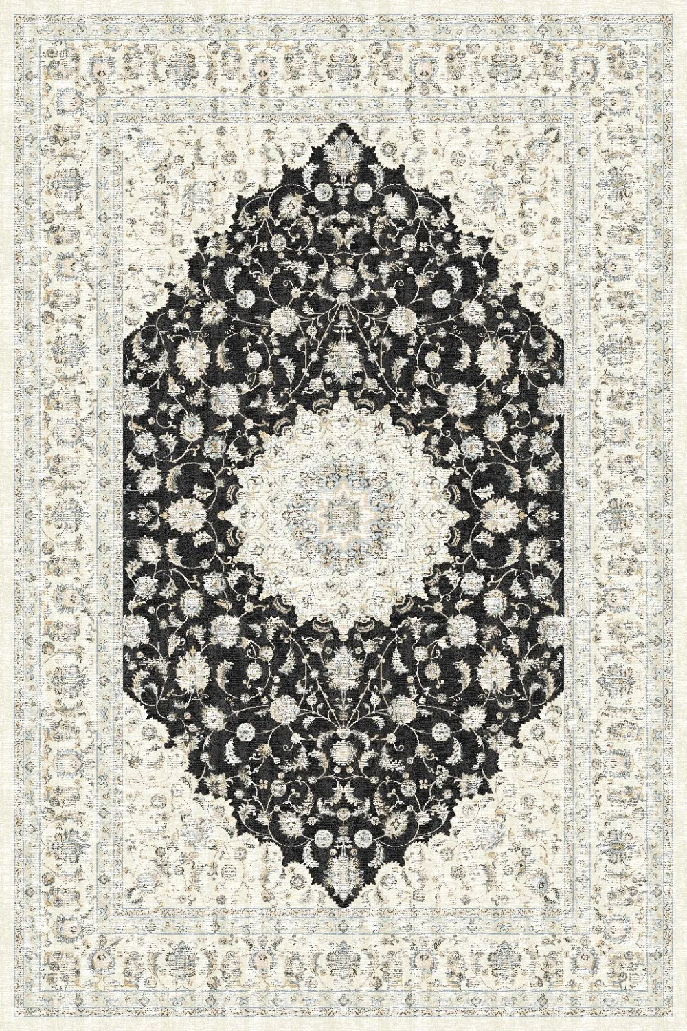 Tapete Wilton - Arabella (preto)