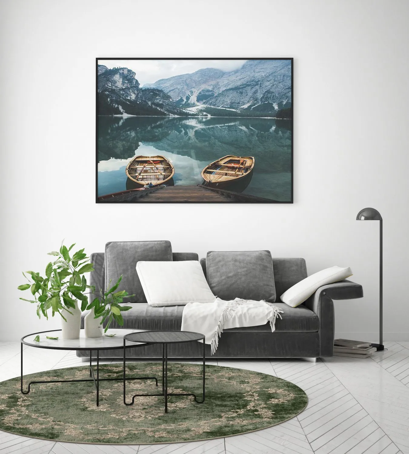 Tapete redondo - Taknis (verde)