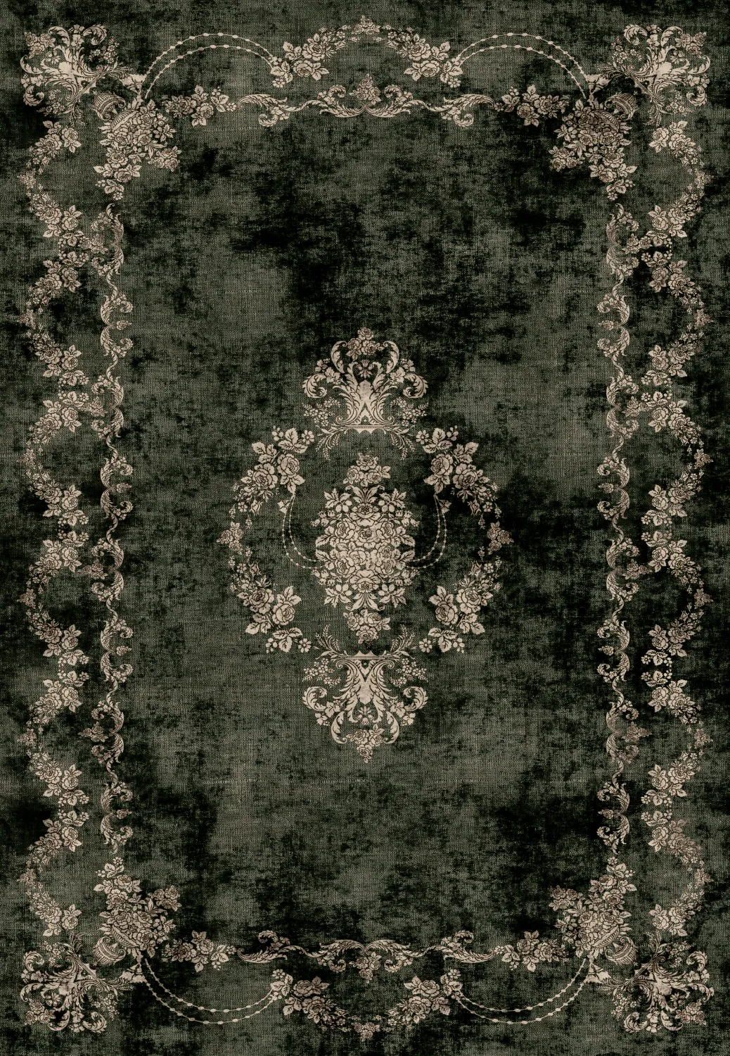 Tapete Wilton - Taknis (verde escuro)