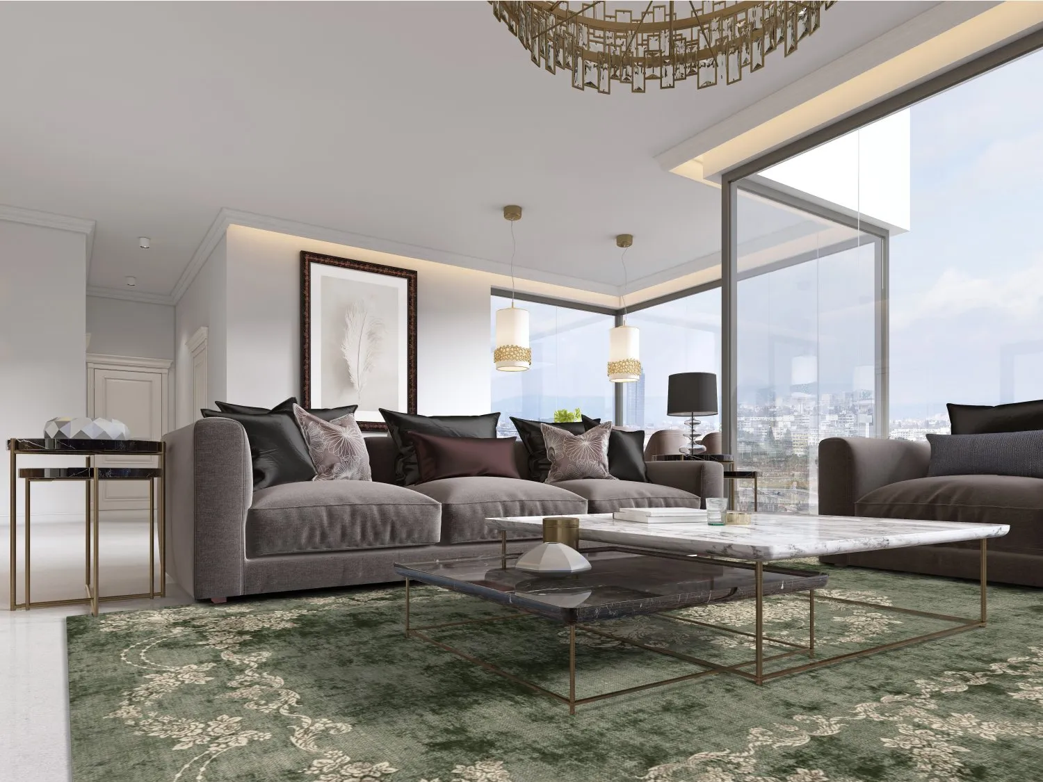 Tapete Wilton - Taknis (verde)