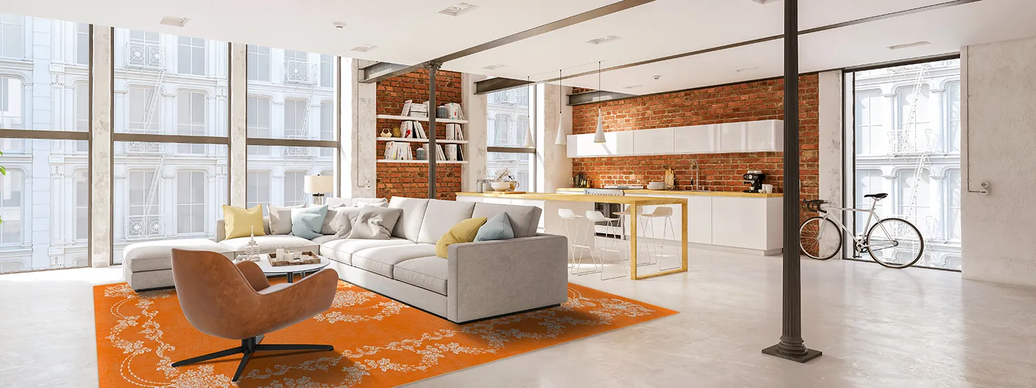 Tapete Wilton - Taknis (laranja)