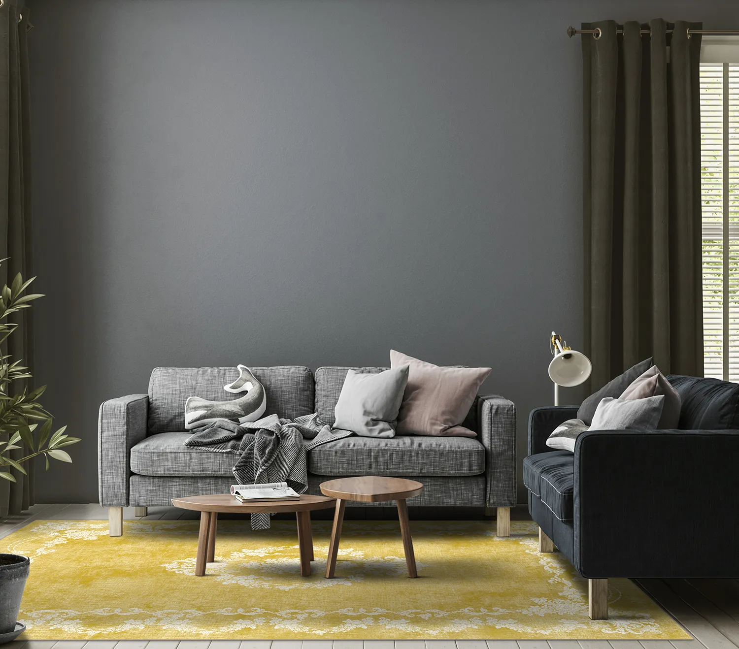 Tapete Wilton - Taknis (amarelo)