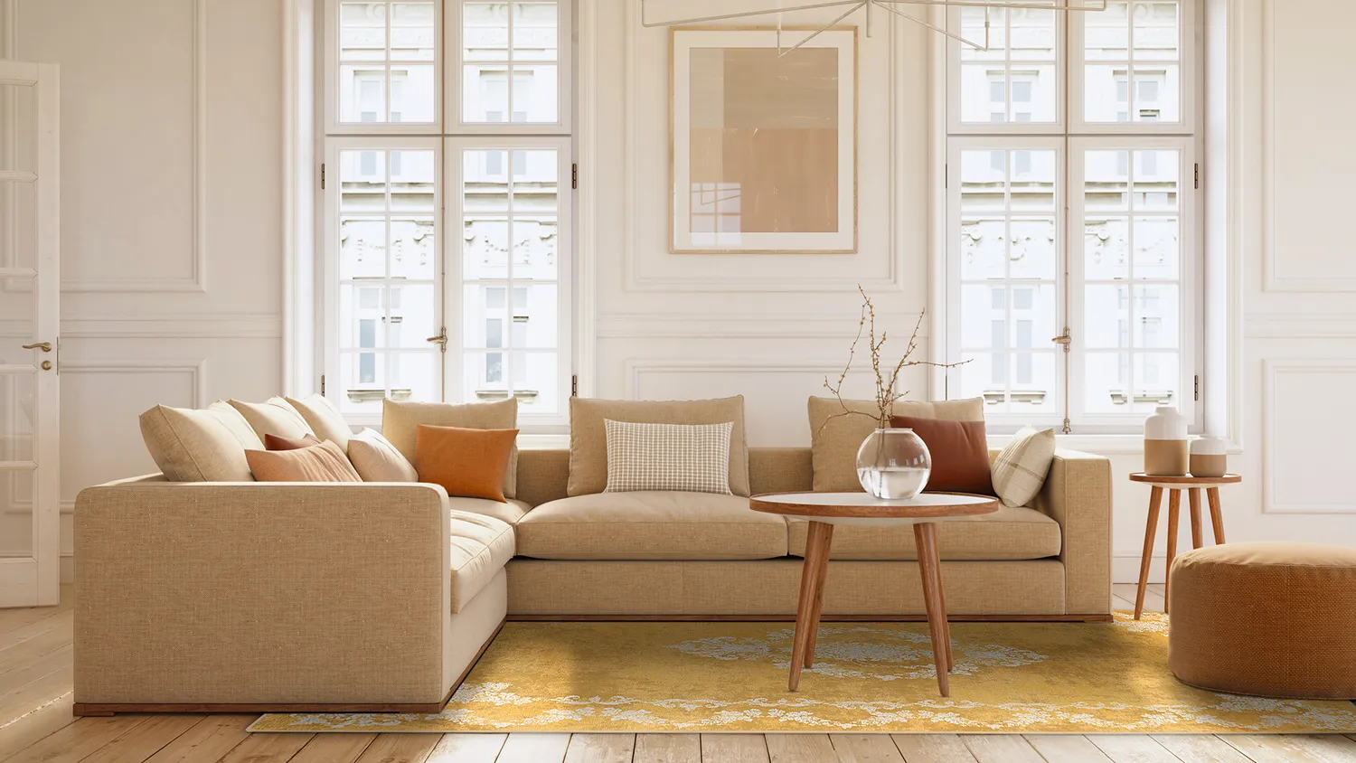 Tapete Wilton - Taknis (ocre)