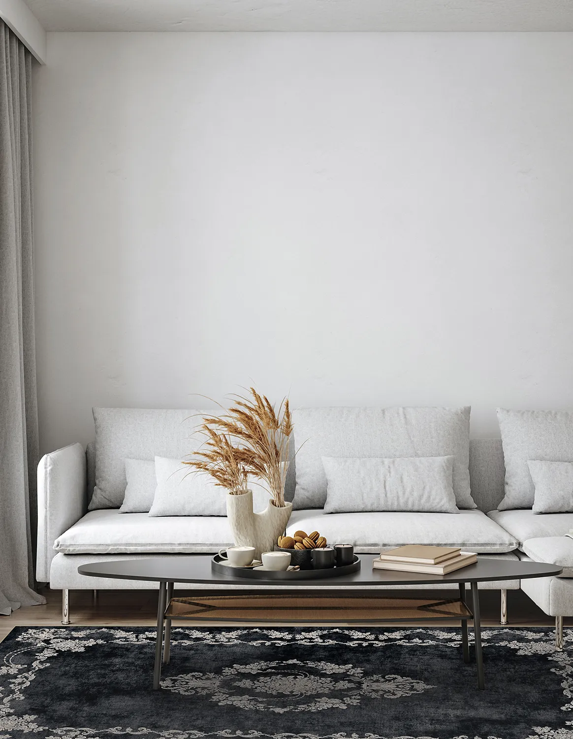 Tapete Wilton - Taknis (preto)