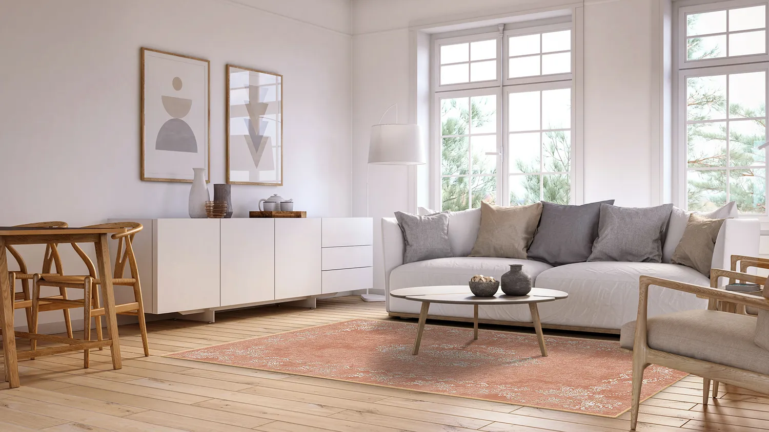 Tapete Wilton - Taknis (rosa)