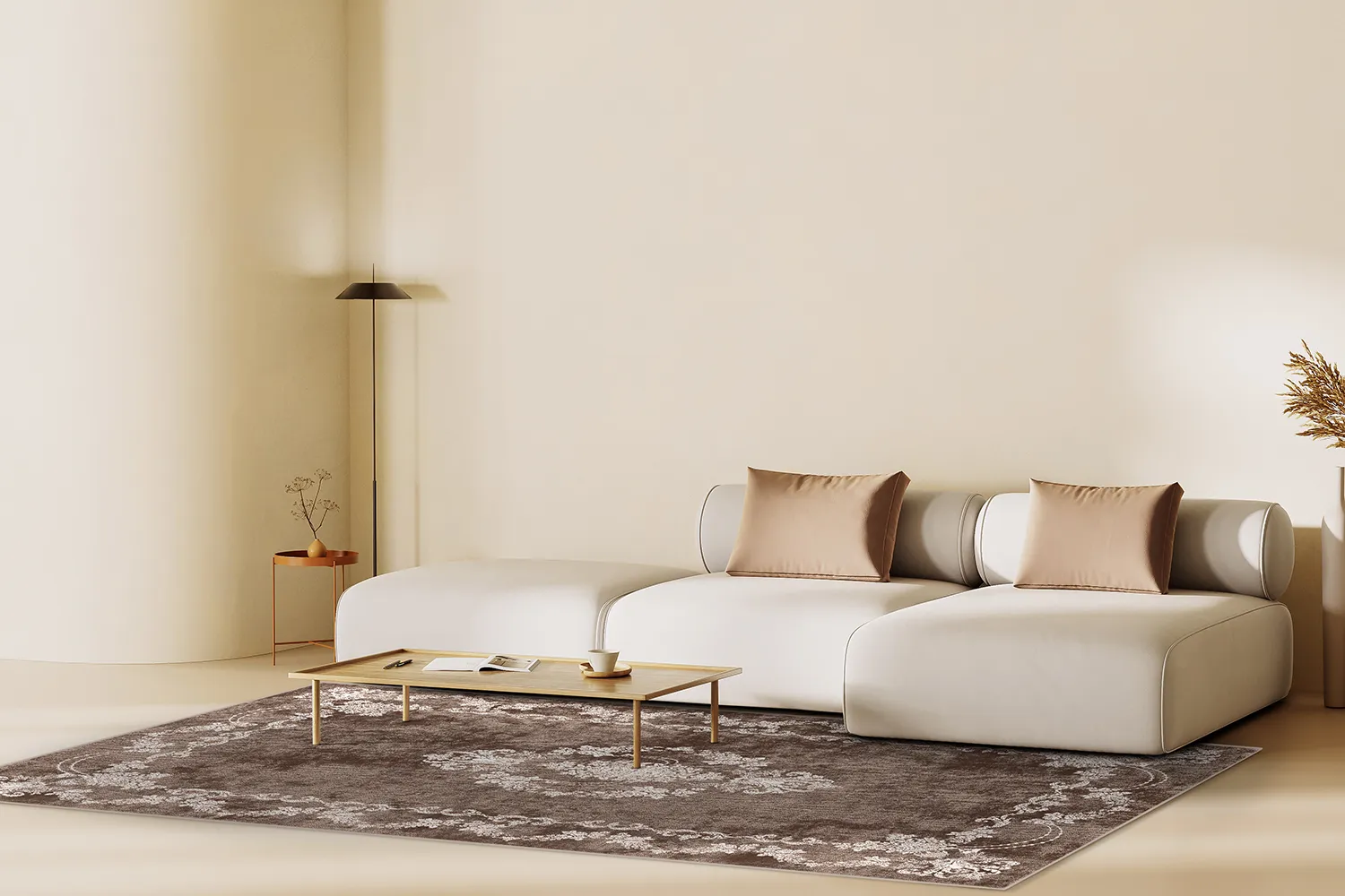 Tapete Wilton - Taknis (marrom)