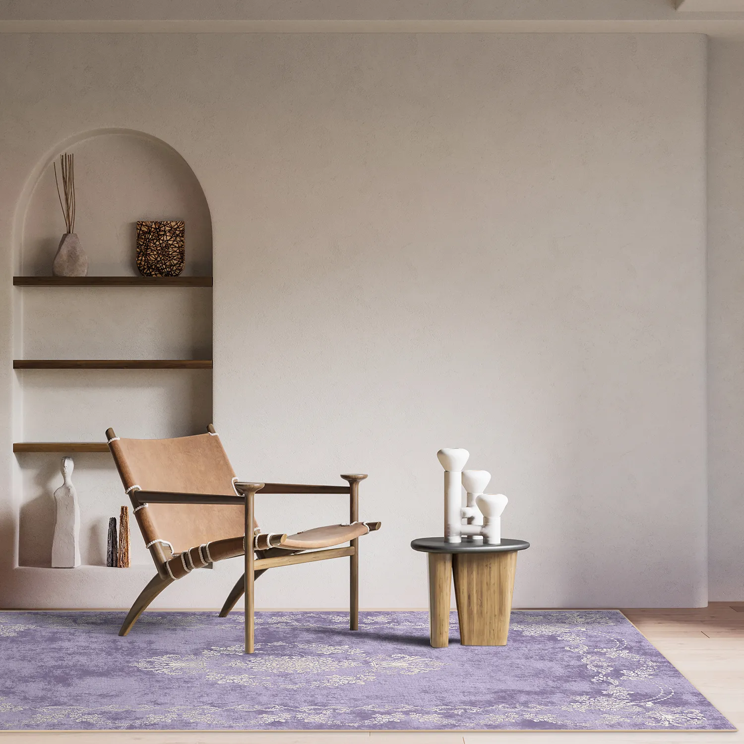 Tapete Wilton - Taknis (roxo claro)