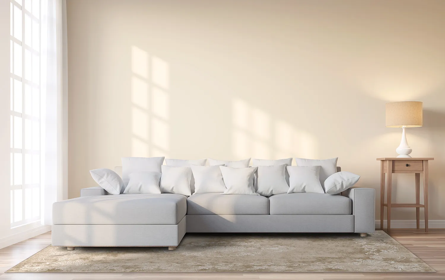 Tapete Wilton - Taknis (ljusbeige)