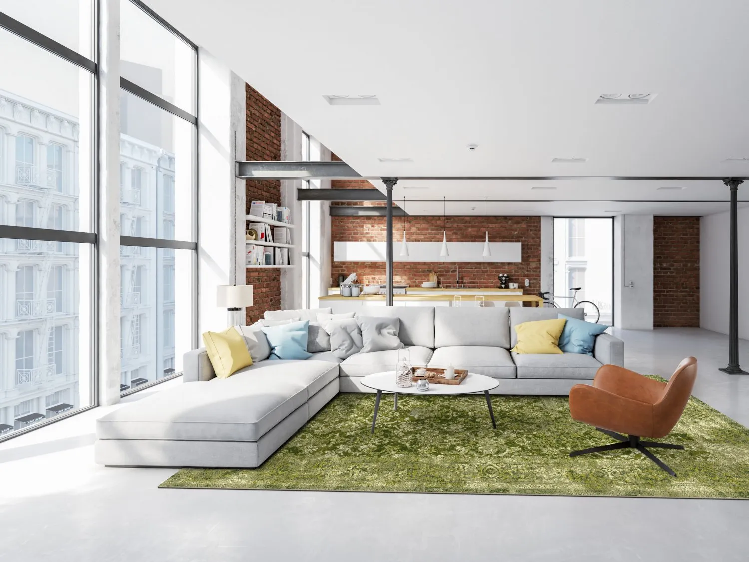 Tapete Wilton - Denizli (verde)