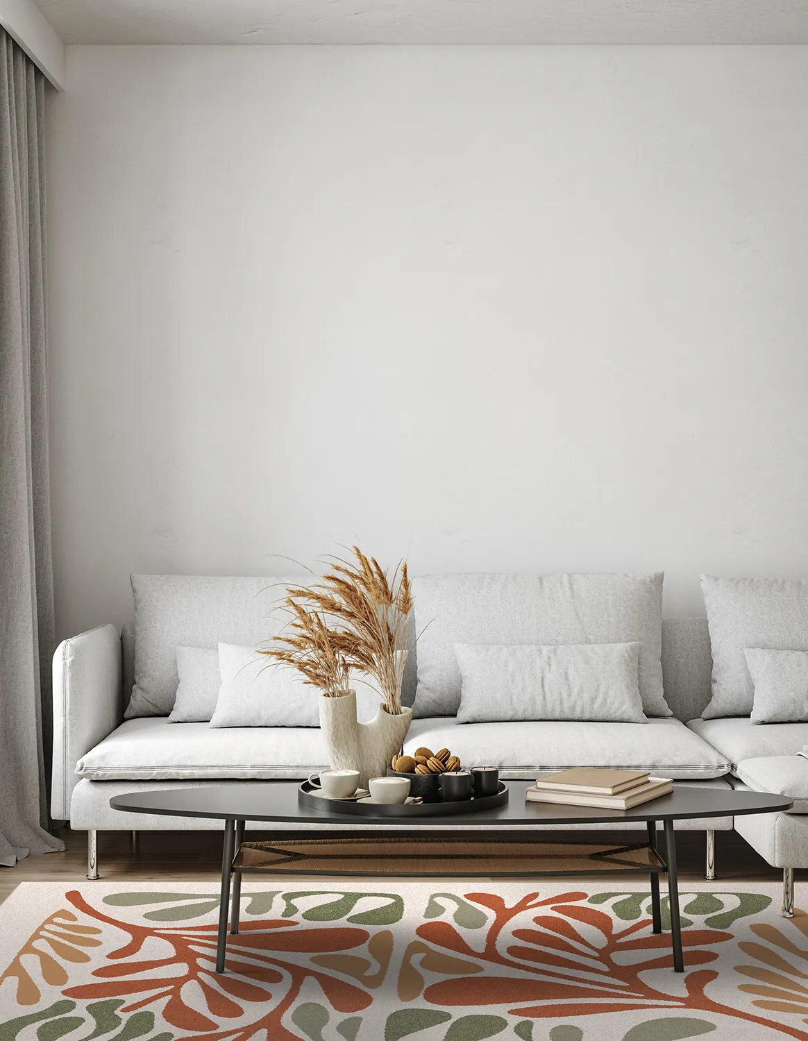 Tapete Wilton - Fern (bege/multi)