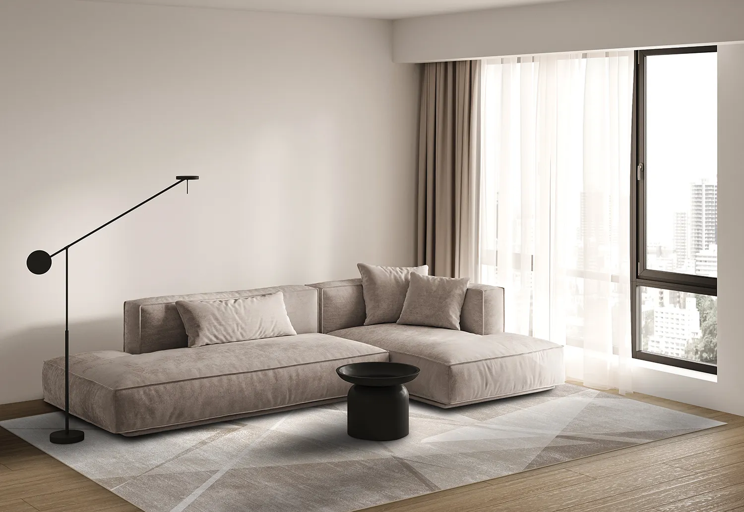 Tapete Wilton - Lavinia (bege/multi)