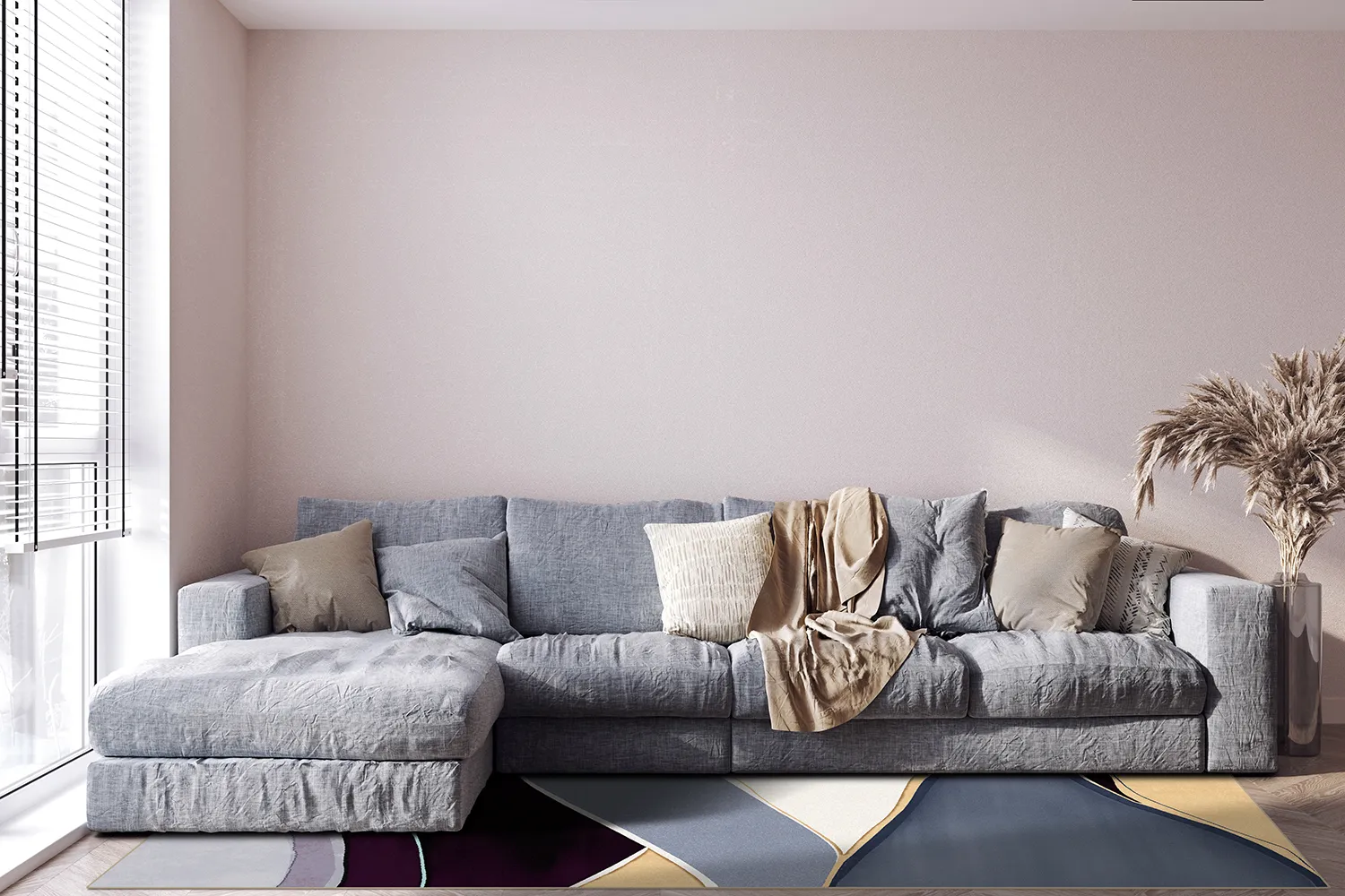 Tapete Wilton - Gaia (azul/multi)