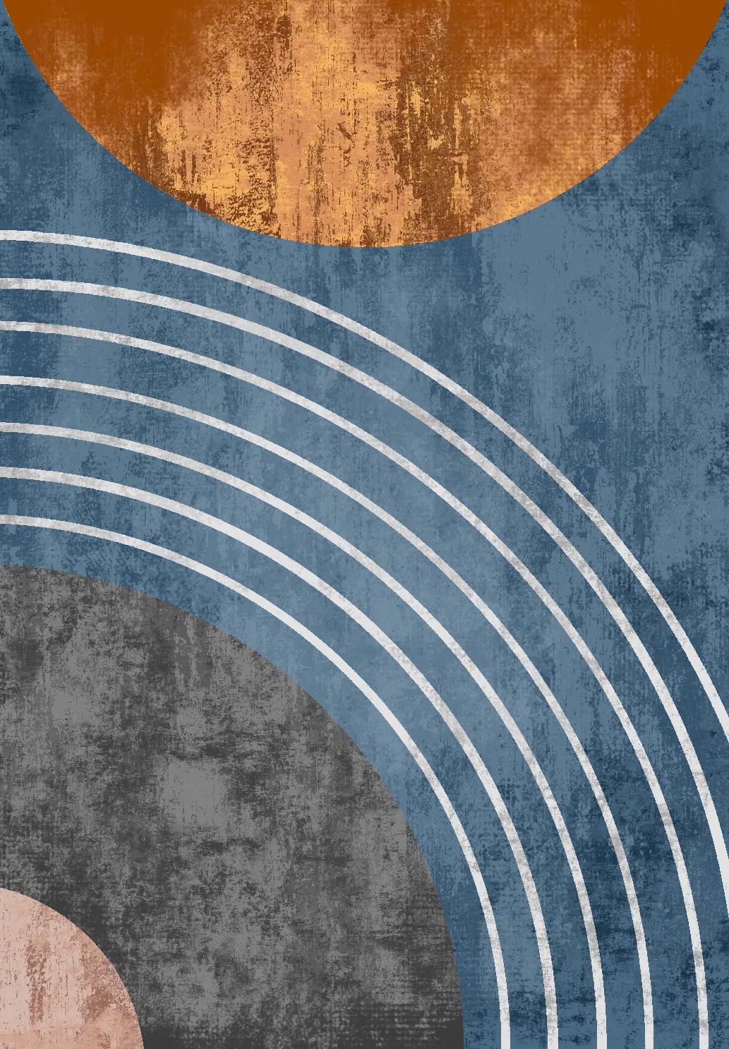 Tapete Wilton - Trixie (azul/multi)