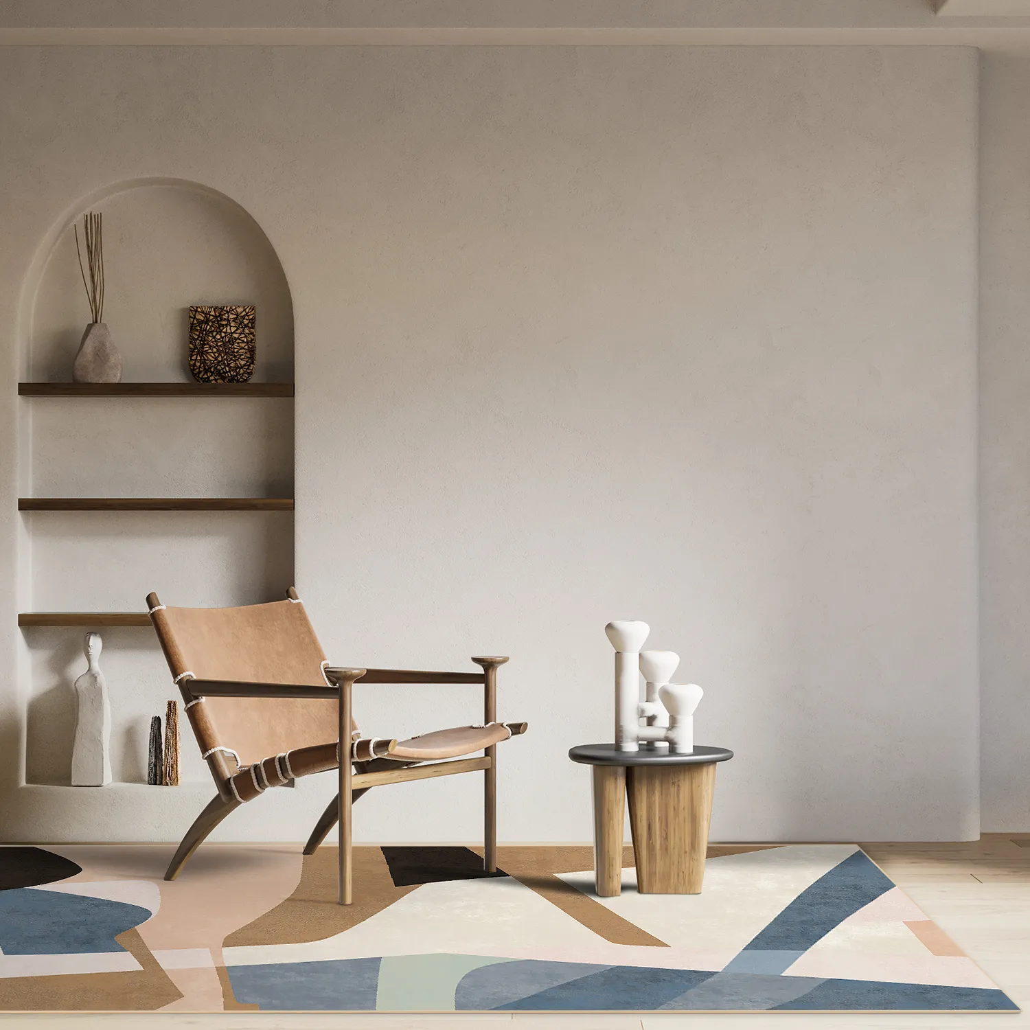 Tapete Wilton - Jean (bege/multi)