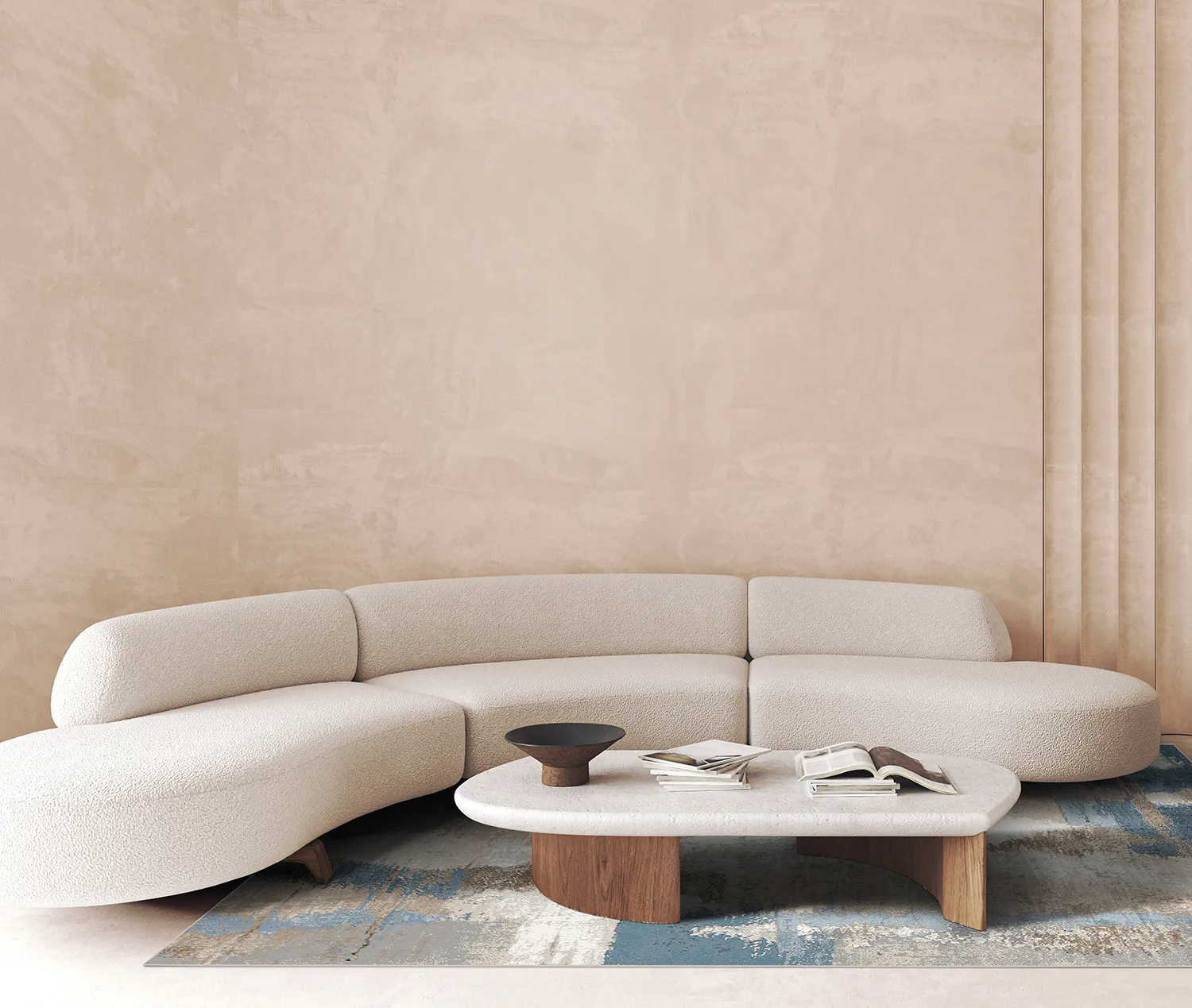 Tapete Wilton - Arwen (azul/multi)