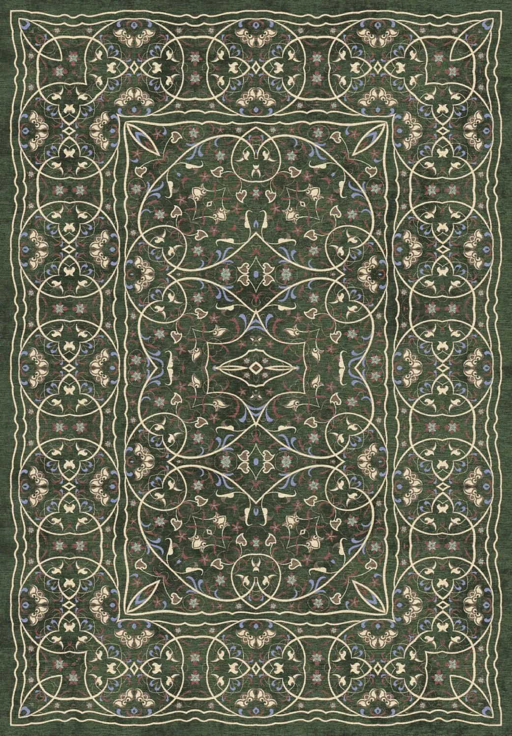 Tapete Wilton - Dara (verde)