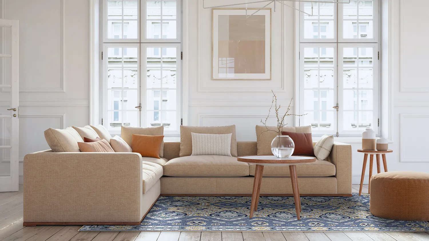 Tapete Wilton - Henrietta (azul)