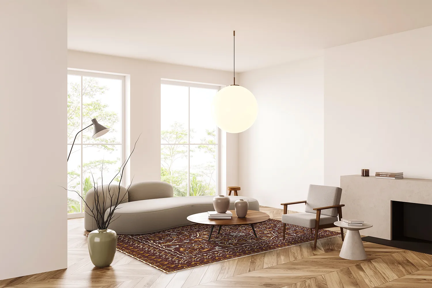 Tapete Wilton - Frankie (marrom)