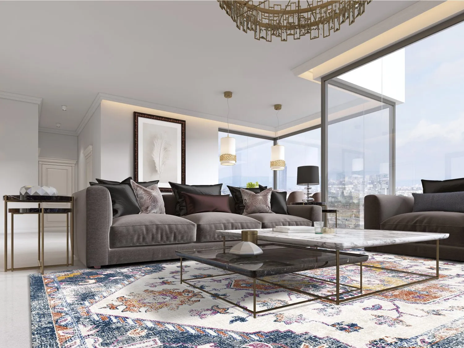 Tapete Wilton - Lamta (multicolorido)