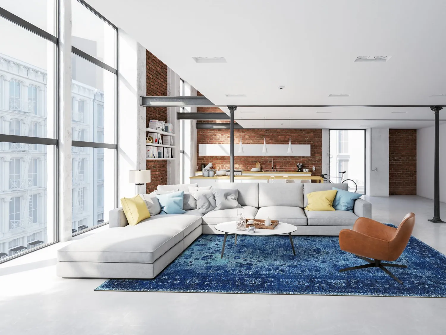 Tapete Wilton - Gombalia (azul)