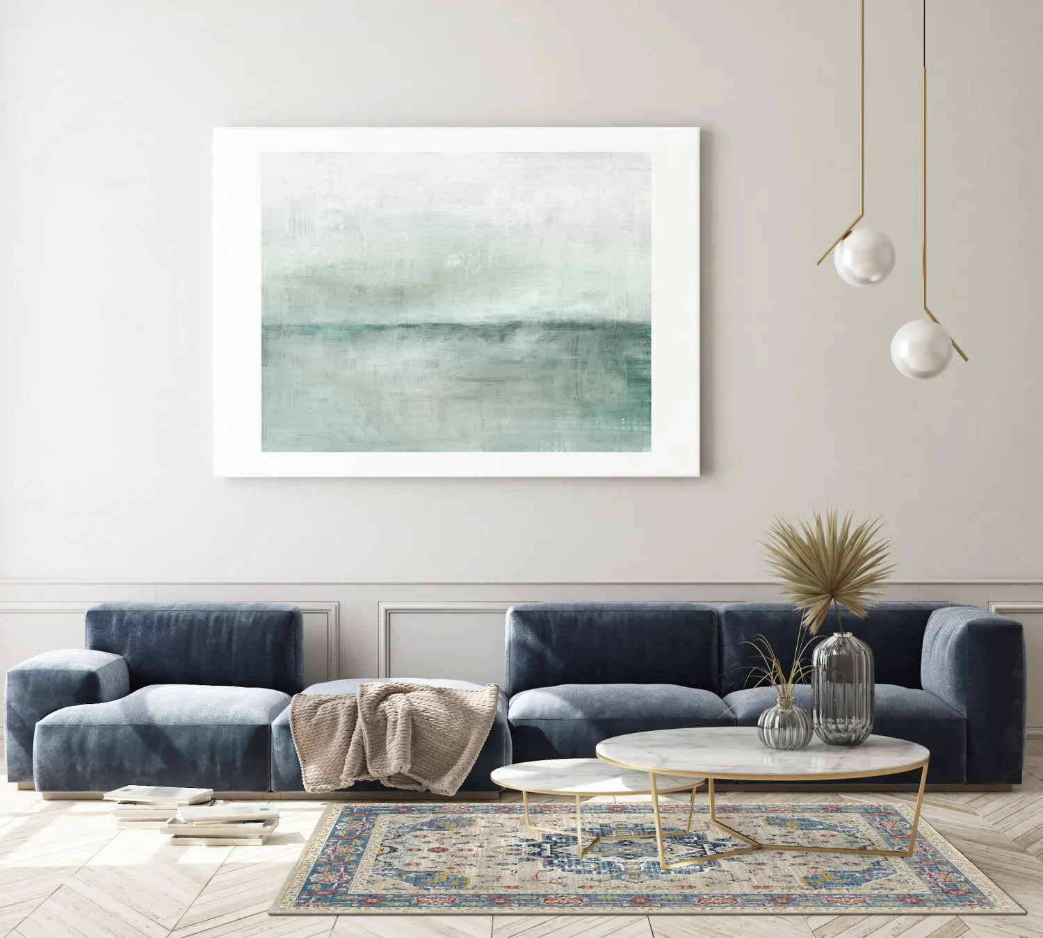 Tapete Wilton - Siliana (azul)