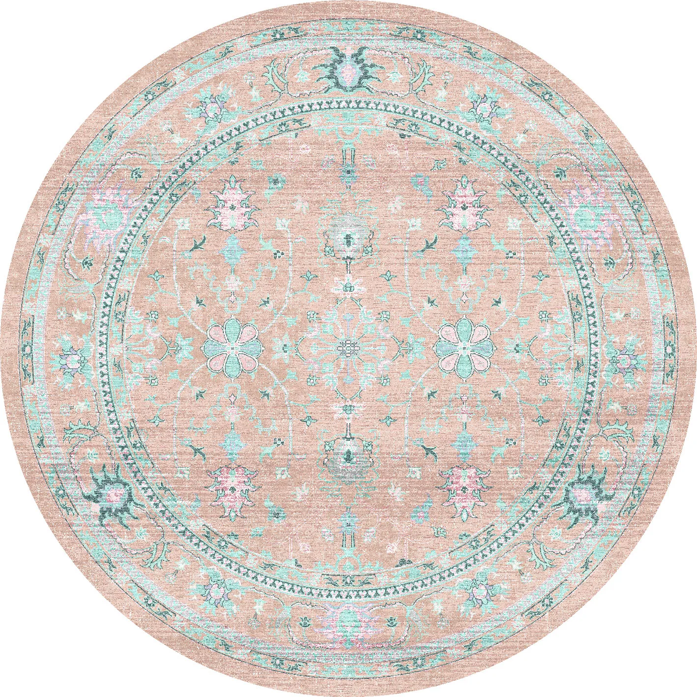 Tapete redondo - Livley (rosa)