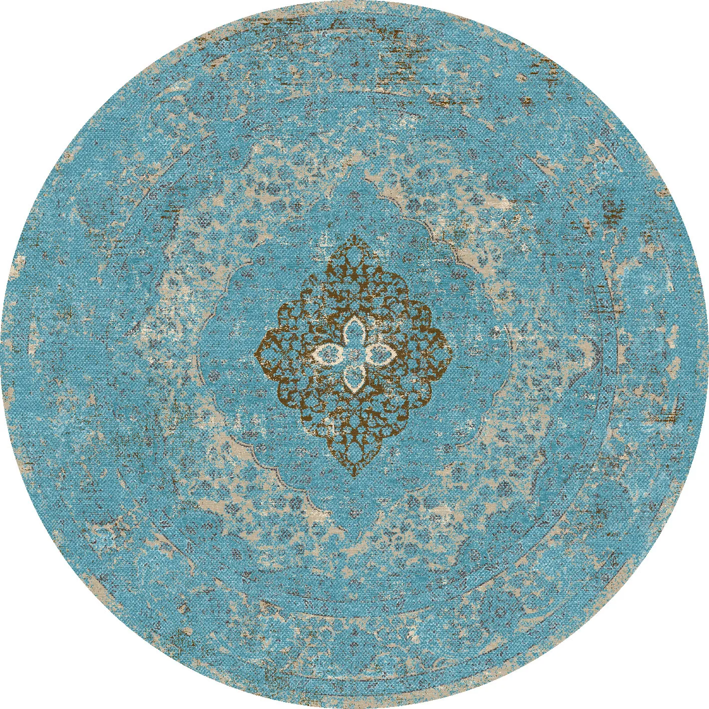 Tapete redondo - Lainey (azul)