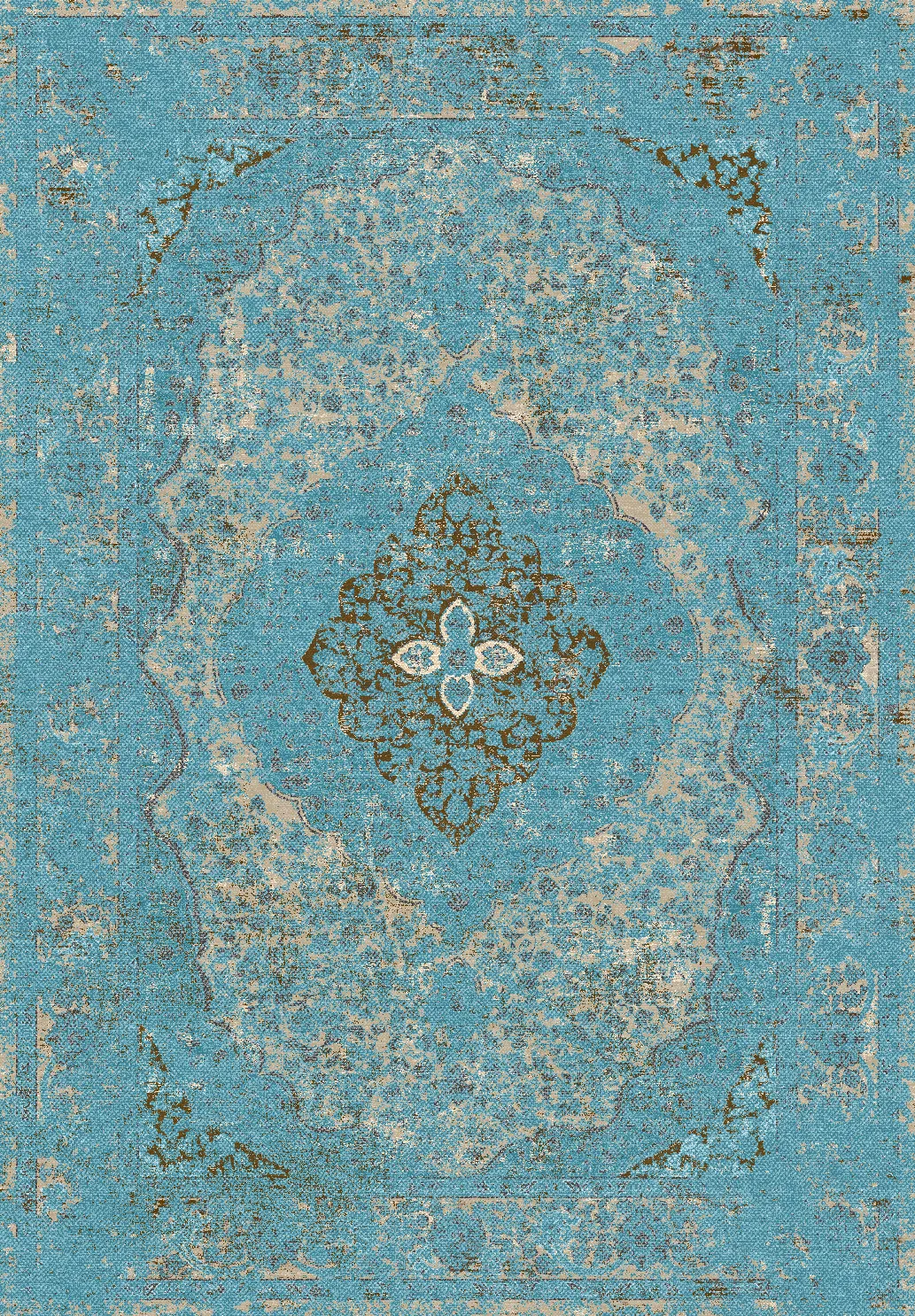 Tapete Wilton - Lainey (azul)