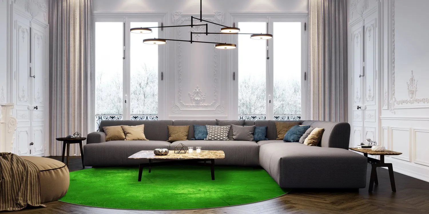 Tapete redondo - Anzio (verde)