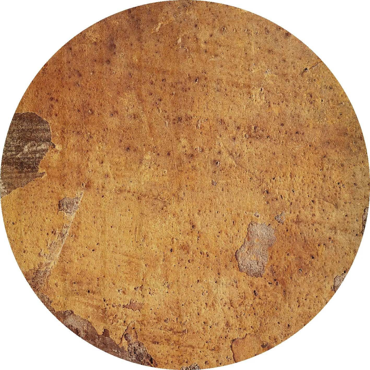 Tapete redondo - Valbona (ferrugem)