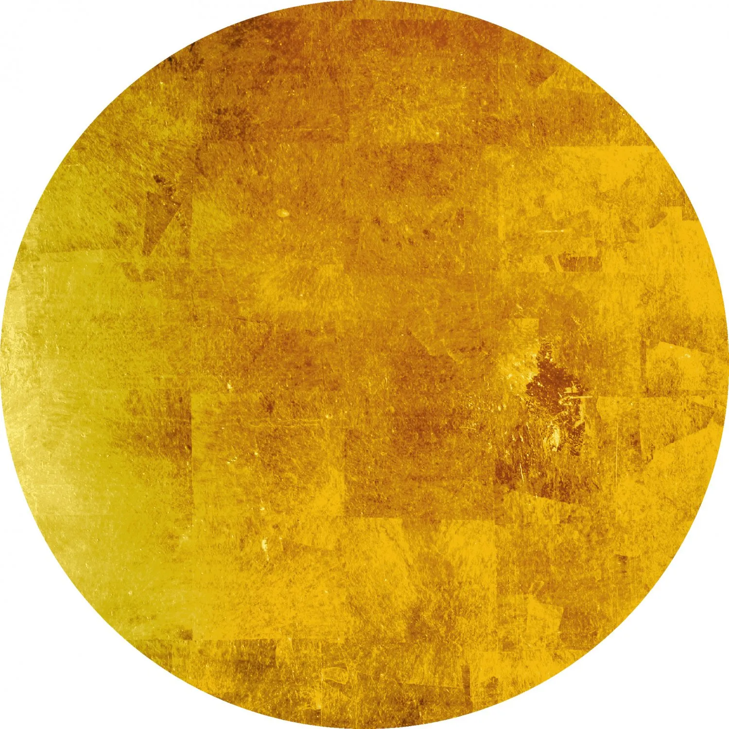 Tapete redondo - Benali (dourado)