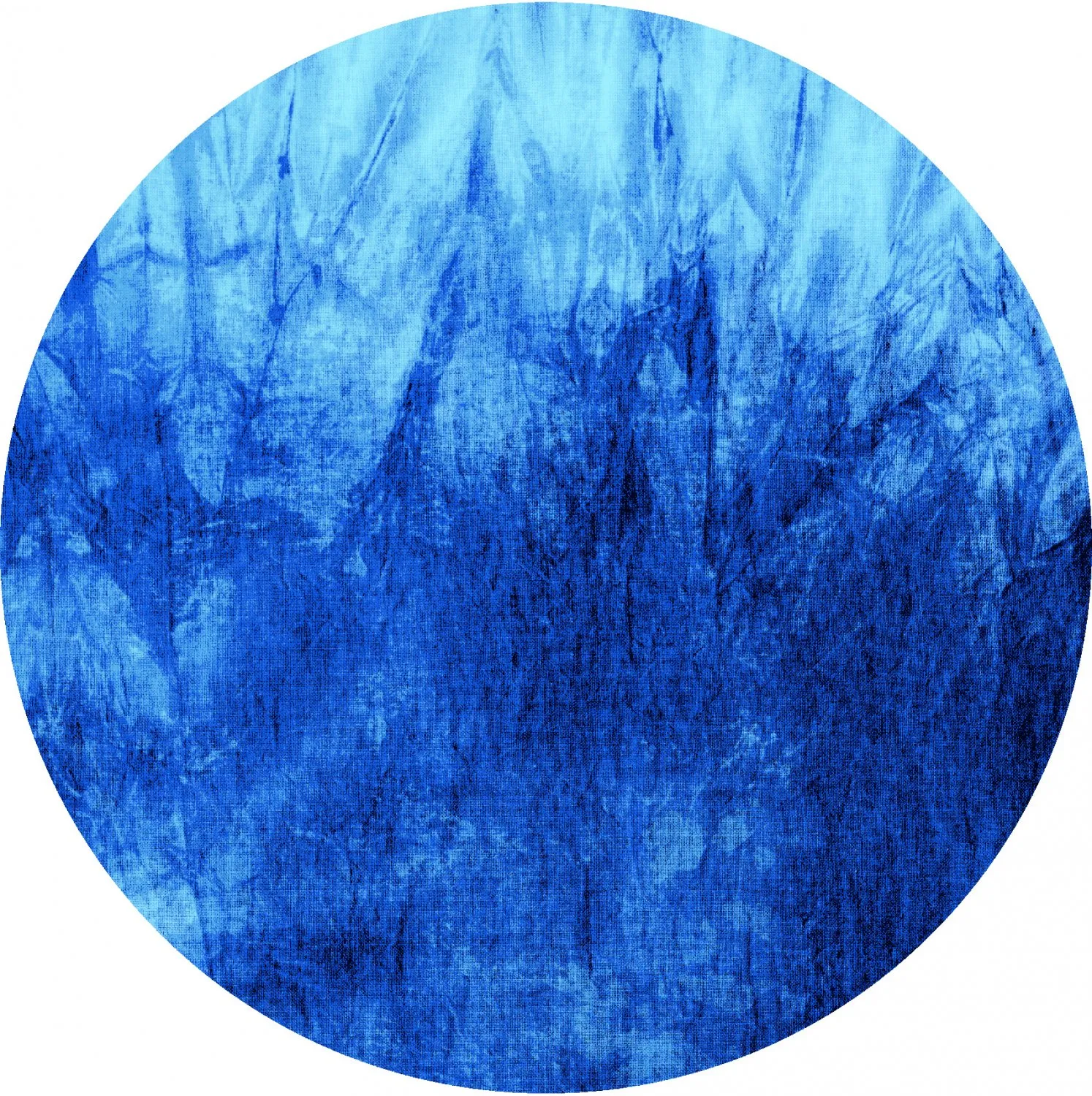 Tapete redondo - Cargese (azul)