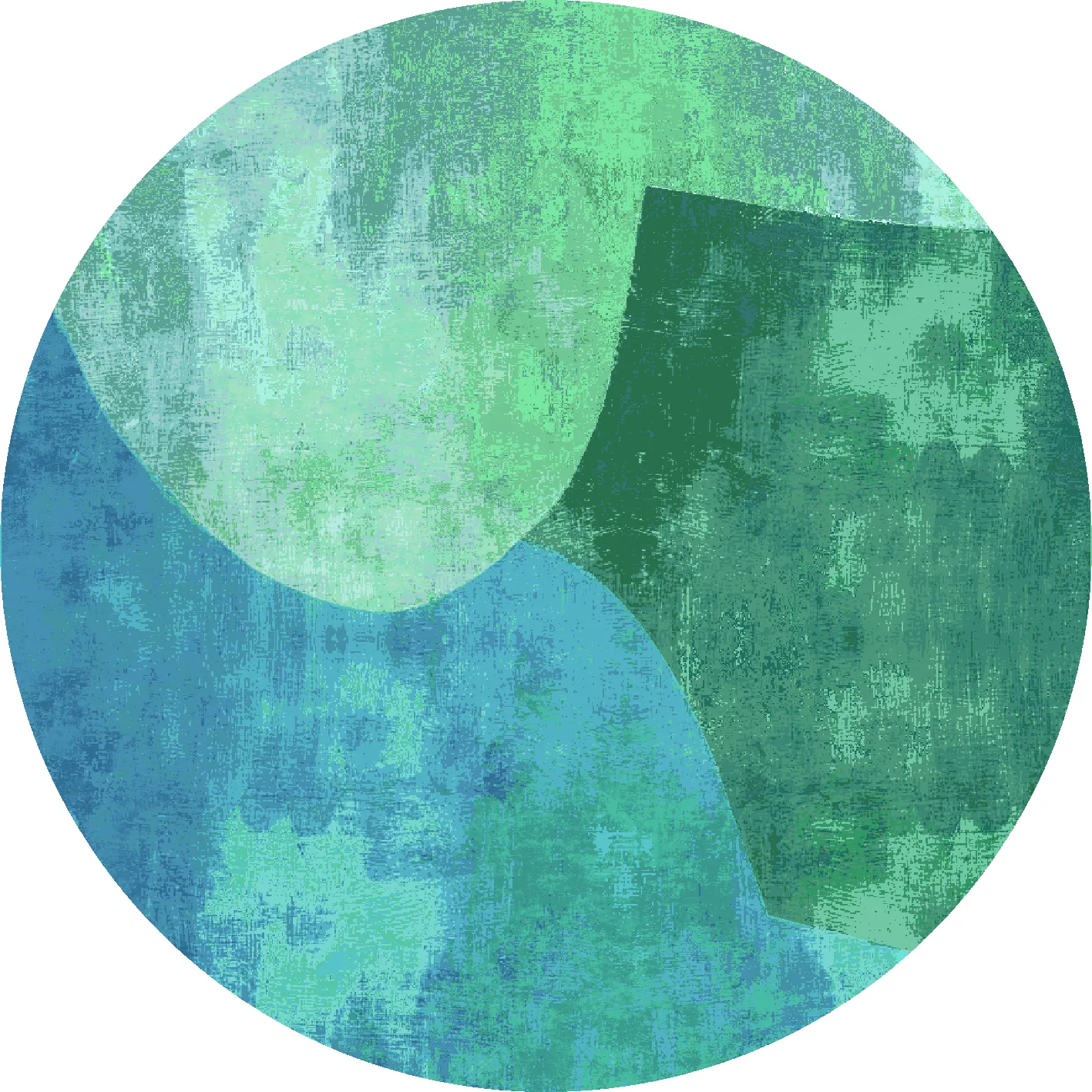 Tapete redondo - Lazio (verde)