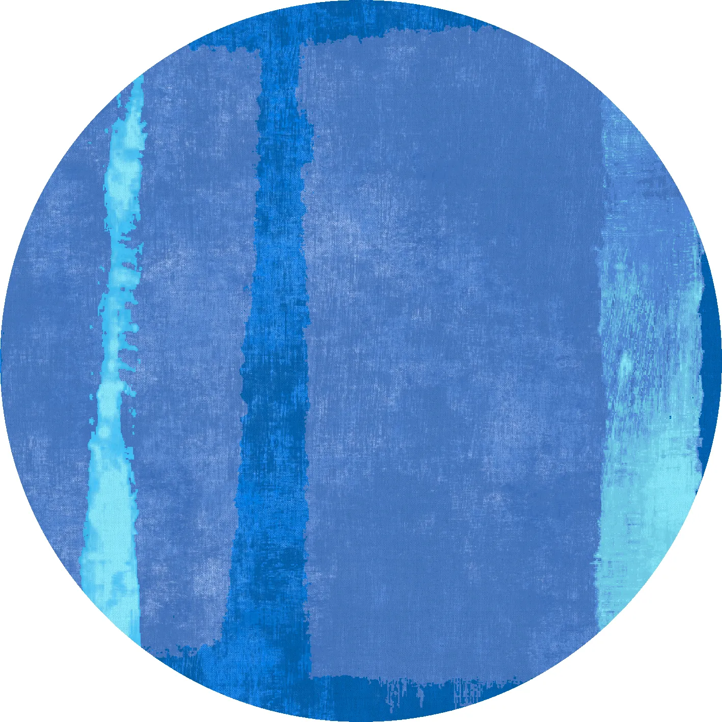 Tapete redondo - Asti (azul)