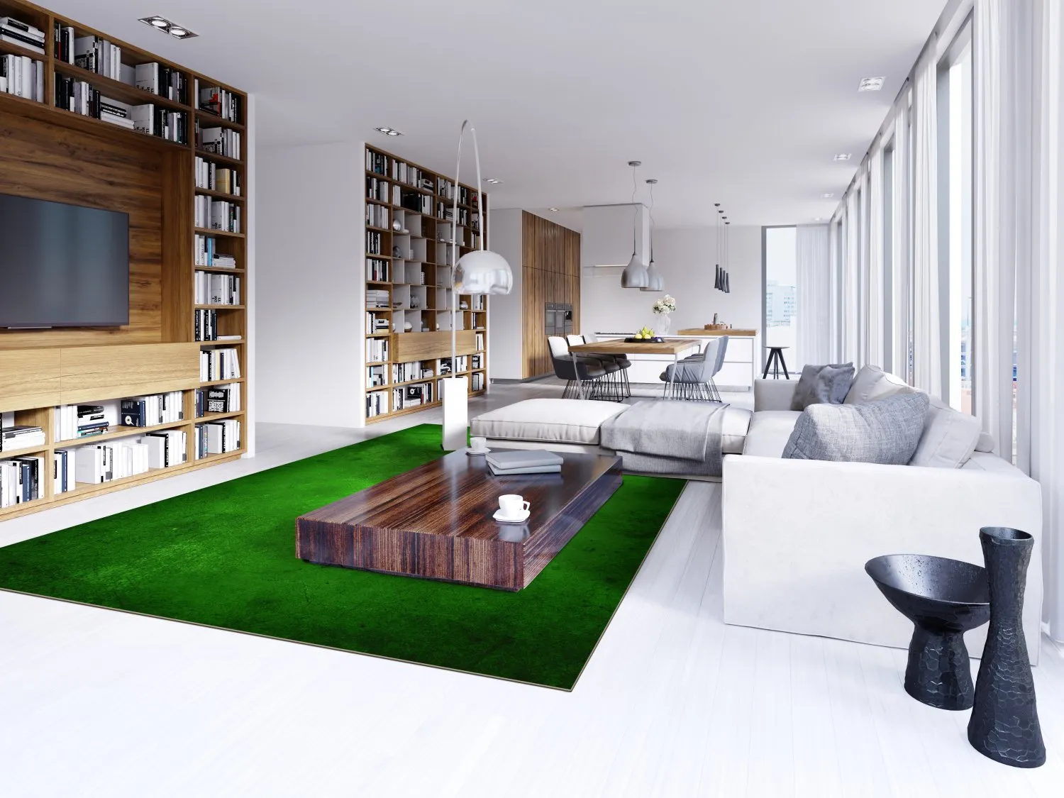 Tapete Wilton - Anzio (verde)