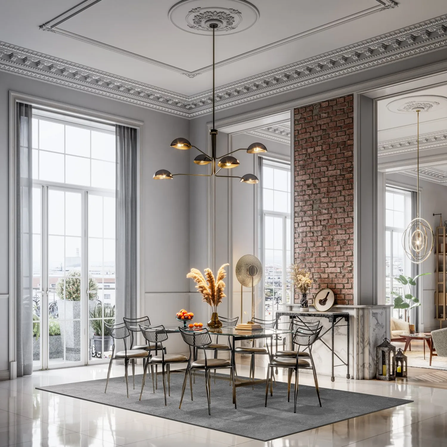 Tapete Wilton - Artena (cinza)