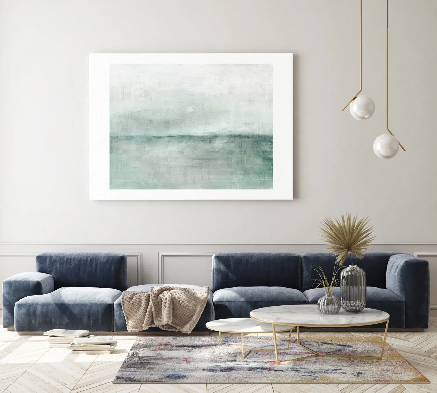 Tapete Wilton - Laurito (cinza/bege/multicolorido)